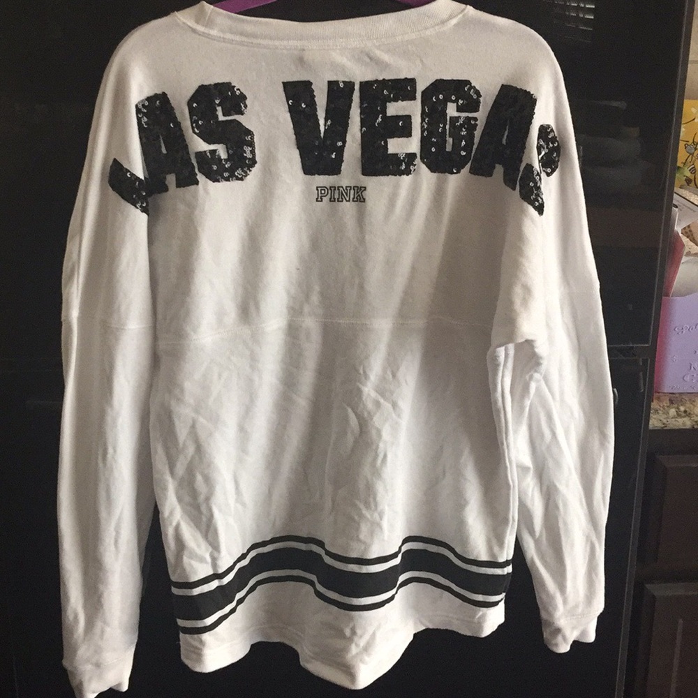 Pink Victoria Secret Las Vegas sweater